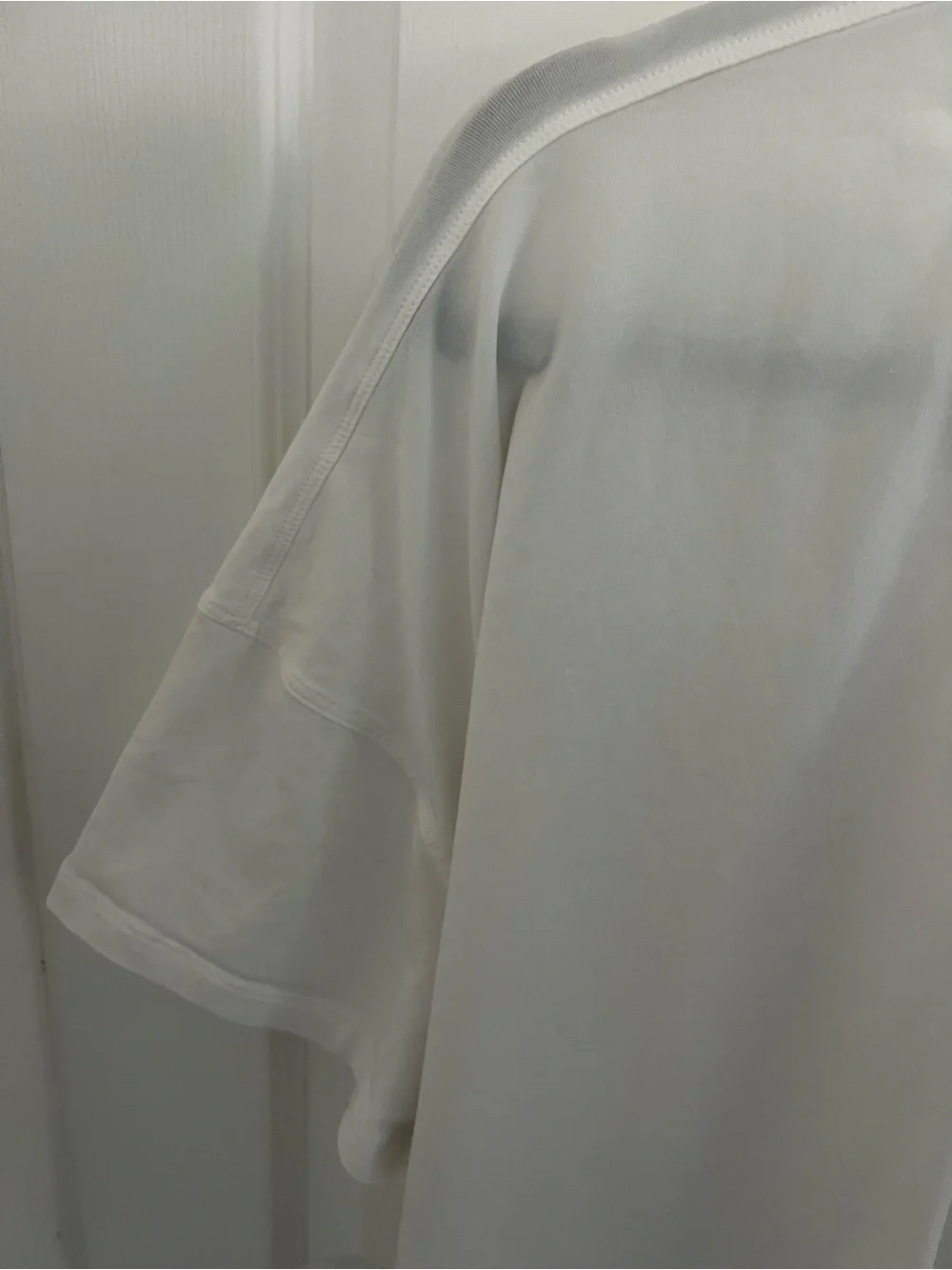 lululemon athletica White V-Neck Performance Tee